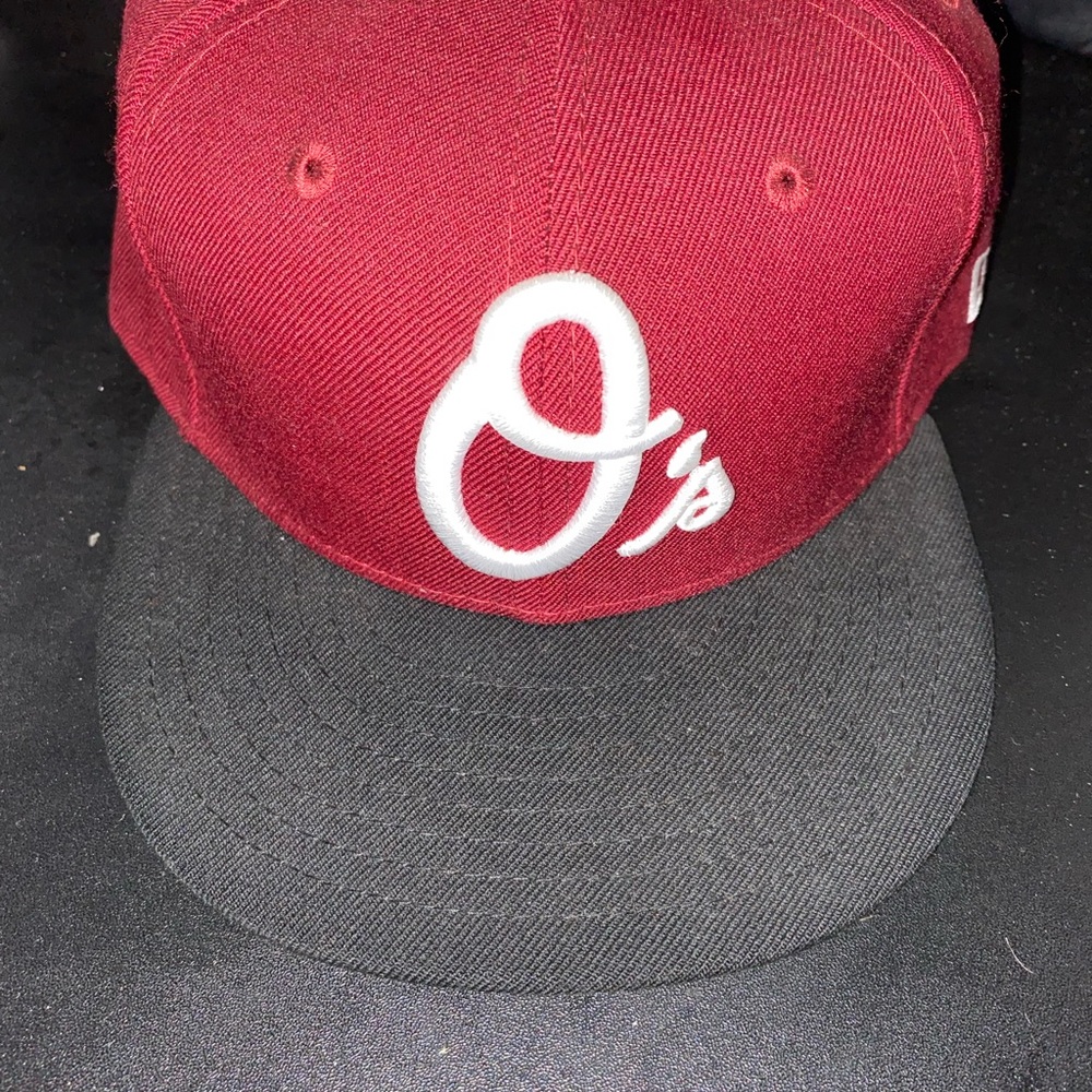 Maroon New Era Baltimore Orioles Fitted hat
